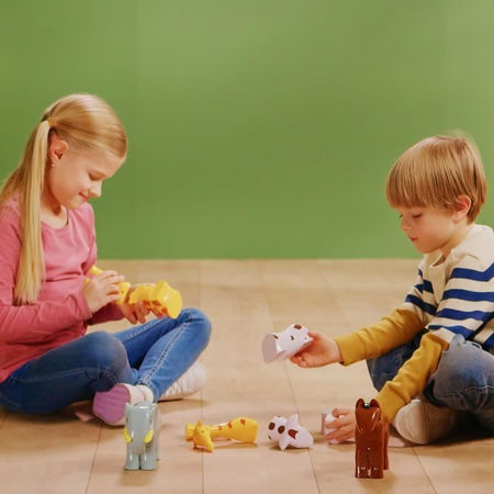 Animali Magnetici - KLEIN - 0066 - Puzzle 8 Grandi Animali Divertenti, Scatola Chiusa - 32 Pezzi - Dai 12 Mesi