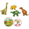 Giocattolo magnetico - KLEIN - 4 dinosauri grandi Funny Puzzle, 1+ - Stimola la creatività e la manualità!
