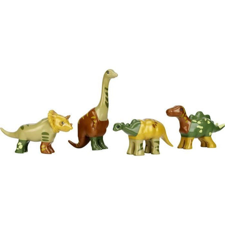 Giocattolo magnetico - KLEIN - 4 dinosauri grandi Funny Puzzle, 1+ - Stimola la creatività e la manualità!