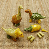 Giocattolo magnetico - KLEIN - 4 dinosauri grandi Funny Puzzle, 1+ - Stimola la creatività e la manualità!