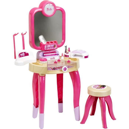 Giocattolo di bellezza - KLEIN - Centro estetico Barbie Happy Vibes - Completo di tanti accessori e luce.