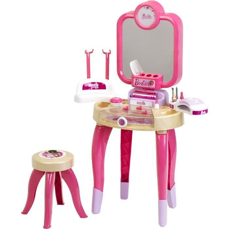 Giocattolo di bellezza - KLEIN - Centro estetico Barbie Happy Vibes - Completo di tanti accessori e luce.