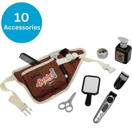 Cintura da barbiere - KLEIN - 5838 - Con tagliacapelli elettronico e accessori - Dai 3 anni