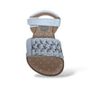 Sandali Bambina GIOSEPPO SANDOWN 78812 Bianchi – Scarpe Cerimonia in Pelle con Velcro