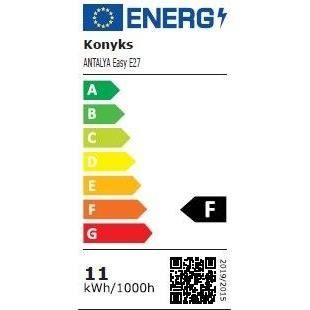 2 Lampadine LED - KONYKS - Antalya Easy E27 Dual Pack - Wifi + Bt - 11 W - Colori + Bianco - Compatibile con Alexa / Google Home