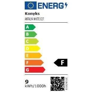 Lampadina connessa - KONYKS - Bianco Antalya E27 - LED Wifi + Bt - 780 Lumen - 9 W - Bianca orientabile - Compatibile con Alexa / Google Home