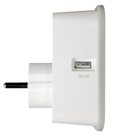 Presa connessa - KONYKS - Priska - USB FR - Wifi + Bt - 16 A con 2 prese USB-A - Misuratore di consumo - Compatibile Alexa / Google Home