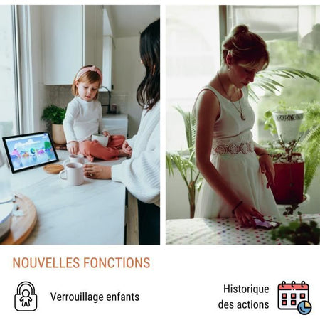 Set di 2 prese connesse Wi-Fi + BT - KONYKS - Priska FR Dual Pack - 16 A - Con contatore di consumo