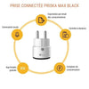 Mini presa intelligente - KONYKS - Priska Max Nero FR - Wi-Fi+BT - 16A - Bianco