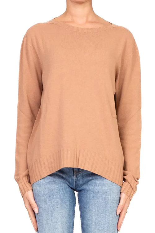 KONTATTO | Maglia girocollo spacco dietro