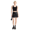 MICHAEL KORS gonne casual donna michael kors - debossed croc mini skirt - nero da donna