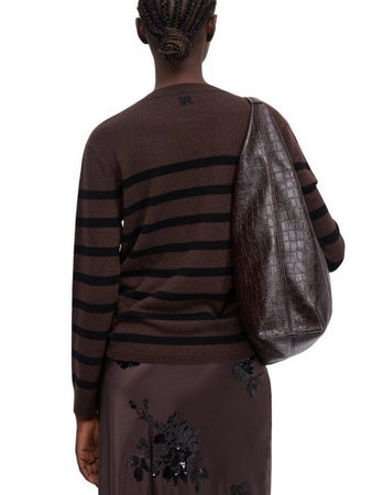 ERMANNO SCERVINO maglie donna ermanno scervino - maglia - nero da donna