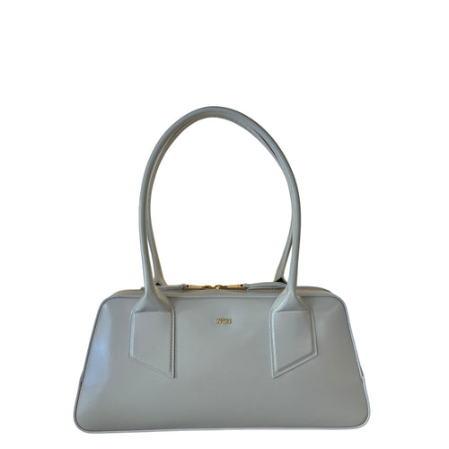 N°21 borse a spalla donna n21 - bauletto midi abrasivato - bianco da donna