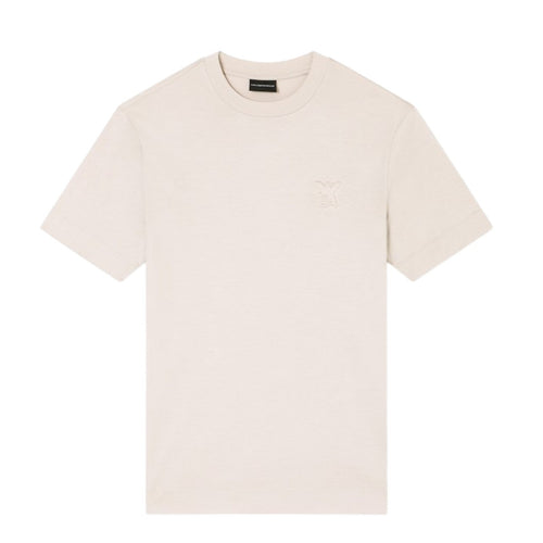 EMPORIO ARMANI t-shirt uomo emporio armani - t-shirt - beige da uomo