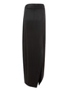 Tom Ford Gonna Extra Lunga in Raso Nero da donna