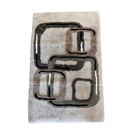 Tappeto Bagno Mirabello Carrara Asako 70 x 110 CM 100% Cotone