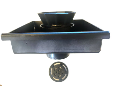 Braciere CADEL compatibile in Ferro cod.4D14014603061 + Griglia, Ricambio per Stufe a Pellet CADEL, Alta Temperatura mod . LEAN PLUS - WALL