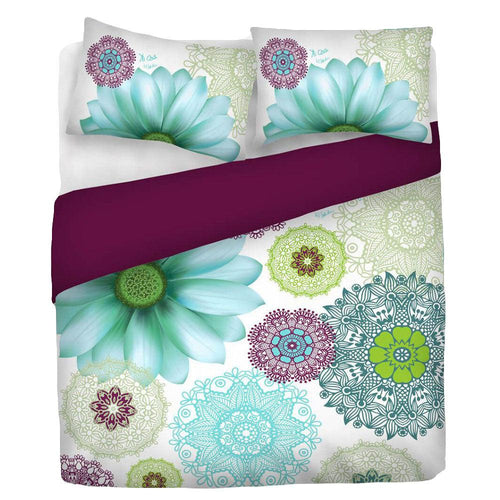 Kiosa Parure Copripiumino Matrimoniale in Cotone kio621 B66 - Passarelli Biancheria