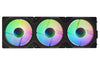 Kit 3x Ventola per case INFINITY Black - 12cm- ARGB Sync 5V 3pin- 4pin PWM- Senza fili