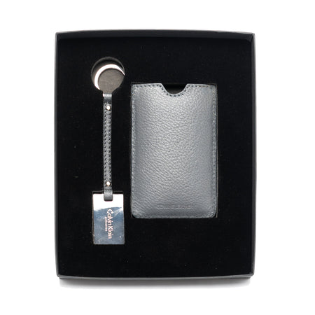Kit Portachiavi + Portacellulare in pelle Calvin Klein Collection - C06Q-2