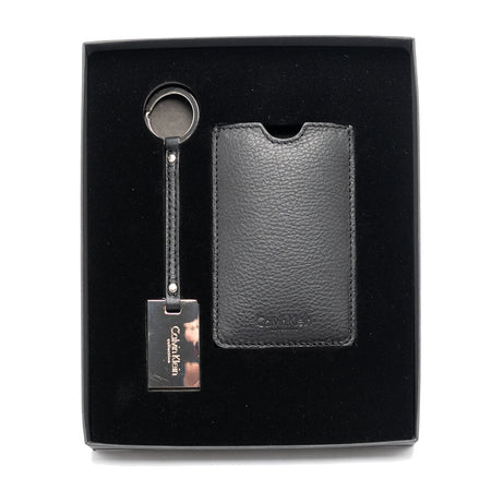 Kit Portachiavi + Portacellulare in pelle Calvin Klein Collection - C06Q-2