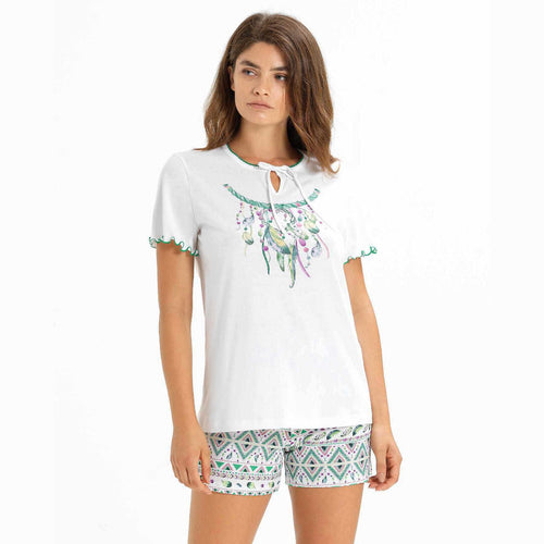 Pigiama Primavera/Estate Donna Bee Cool Dreamer Serie 8 46 100% Cotone