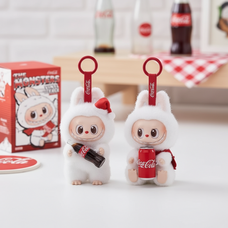 Pop Mart Peluche Labubu coca cola Have a Seat Idea Regalo Portachiavi Giocattolo Casuale Sorpresa