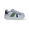 Sneakers Bambino Balducci Butter Pelle Bianco Blu Verde Made in Italy