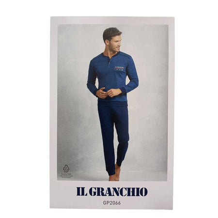 Pigiama Autunno/Inverno Uomo Il Granchio GP2066 48 Cotone interlock