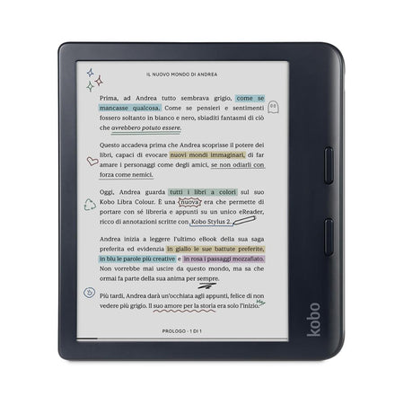 Kobo Libra Colour Black E-Book 7"