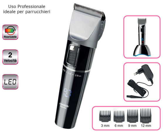 Taglia Capelli Professionale Titanio Ceramica Misure Regolabile Parrucchiere