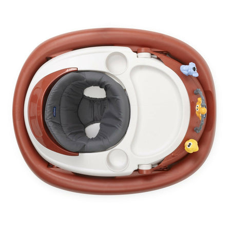 CHICCO Girello Walky Talky Lite, 6 m+ RED rosso o GREY grigio - Girello per Bambini Bambine Pieghevole Colorato con giochi