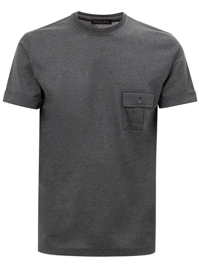 Corneliani T-shirt con taschino da uomo