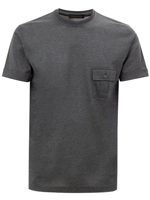 Corneliani T-shirt con taschino da uomo