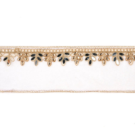 Nastro decorativo in poliestere per decorazioni natalizie 450 x 6.4 cm