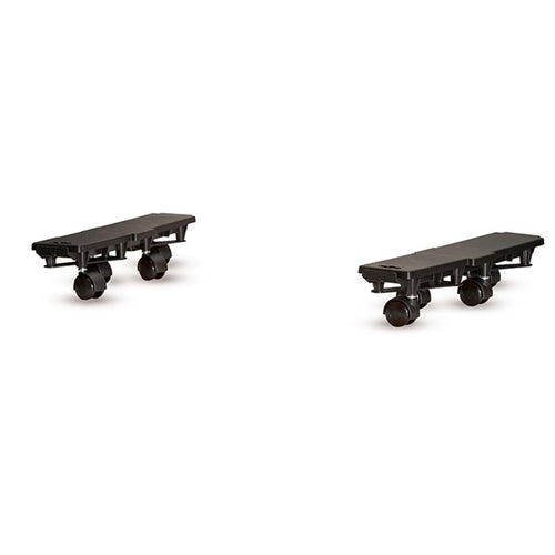 Barre sposta mobili pedana con ruote portata 170 kg Made in Italy