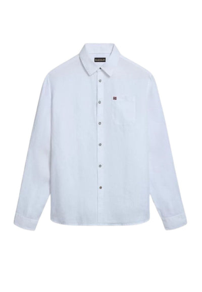 NAPAPIJRI CAMICIA G-LINEN LS da uomo