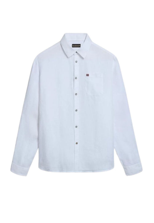 NAPAPIJRI CAMICIA G-LINEN LS da uomo