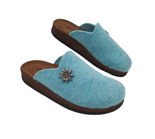 Originali Zoccoli Alpini, Ciabatte Uomo e Donna Invernali, Calde Sabot Tirolesi in Lana Cotta, 100% Made in Italy