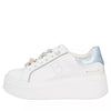 ToscaBlu Donna Sneakers gioiello Clara in pelle con perle