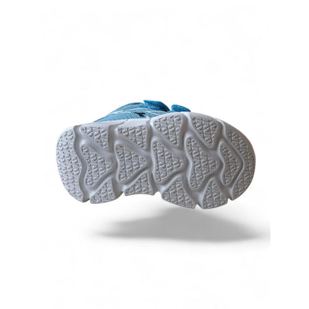 Diadora Evo Run 102.183299 – Scarpe Bambino Celeste Bianco | Doppio Velcro | Taglie 20-27