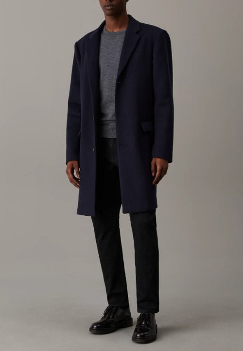 calvin klein CAPPOTTO FINE WOOL BLEND COAT da uomo