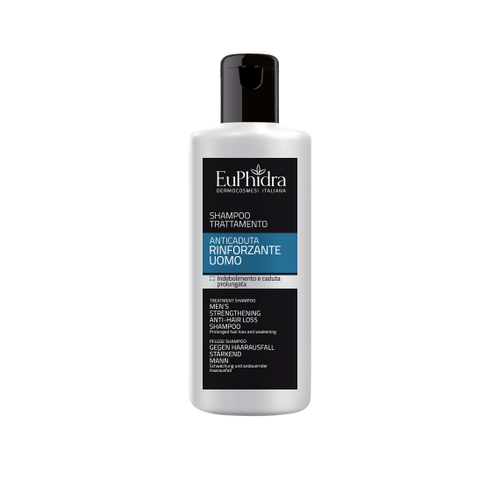 Euphidra - Anticaduta Rinforzante Uomo Shampoo trattamento Indebolimento e caduta prolungata - flacone da 200ml