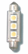 Lampada Led 12V 3L 44X12 Siluro L/Bianca Ang 90°