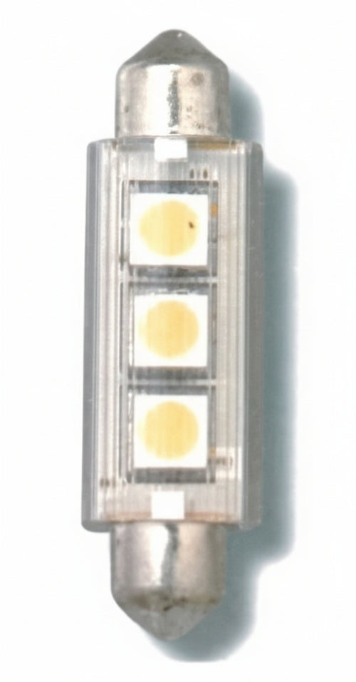 Lampada Led 12V 3L 44X12 Siluro L/Bianca Ang 90°