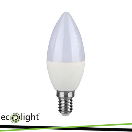 Lampada Oliva Led 7W 4000K E14 L/Naturale Ecolight