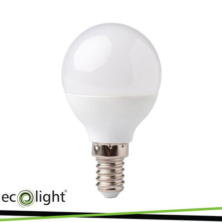 Lampada Sfera Opale Led 7W E14 L/Calda