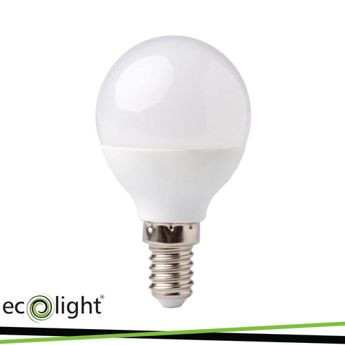 Lampada Sfera Opale Led 7W E14 L/Natur