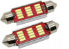 Lampada Led T11 C5W 42mm Led Siluro 12-24V Lampada 6 SMD 7070 Canbus 6000K Bianco Tuning Auto Superluminosa