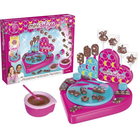 LANSAY Mini Delights Cooking Game My Super Chocolate Workshop 5 in 1 - Girl - da 6 anni